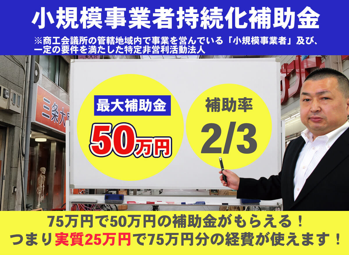 小規模事業者持続化補助金を貰うためには